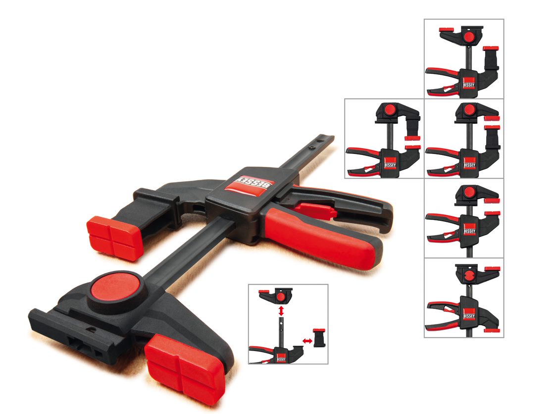 Bessey EZR Track Clamp Set - A&M Wood Specialty